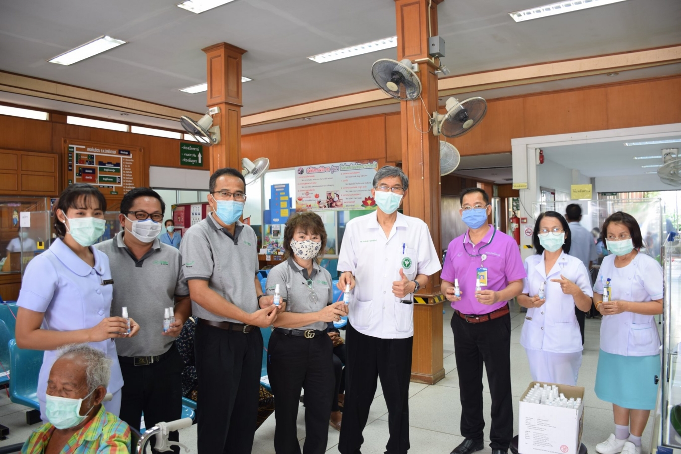 SMS and Government Agency managed the volunteer activity against Covid-19 pandemic this Thai National Labor Day sms-underline